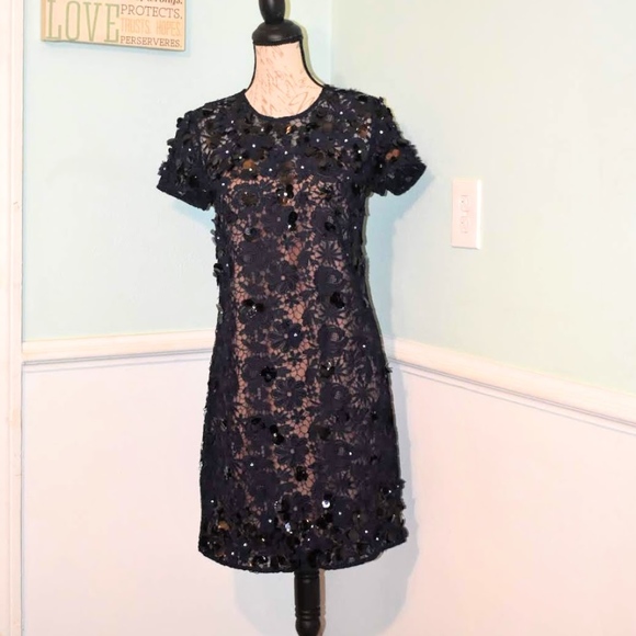MICHAEL Michael Kors Beaded Cocktail Dress - Picture 1 of 5